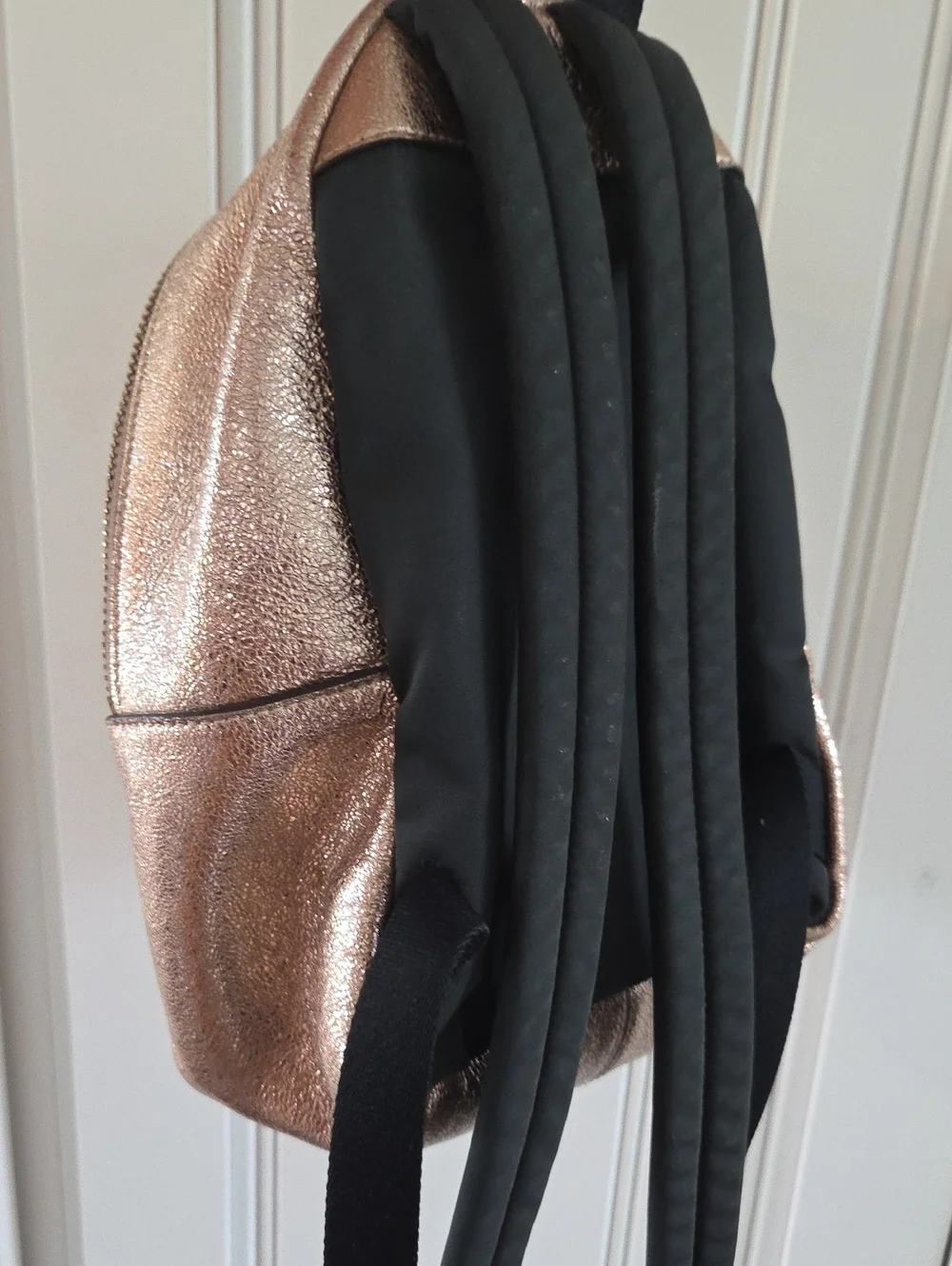 Coach Rose Gold Mini Backpack Bag